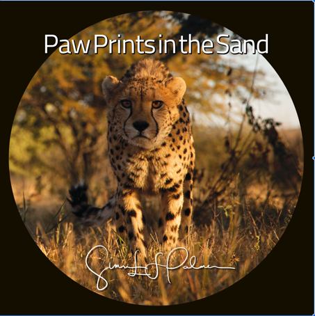 Cover photo of the book Paw Prints in the Sand